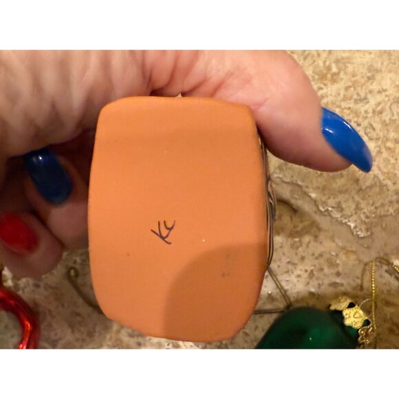 Lot Of Quirky Christmas Tree Ornaments Featuring Santa Frog Pickle & Stained Gla - Picture 3 of 16